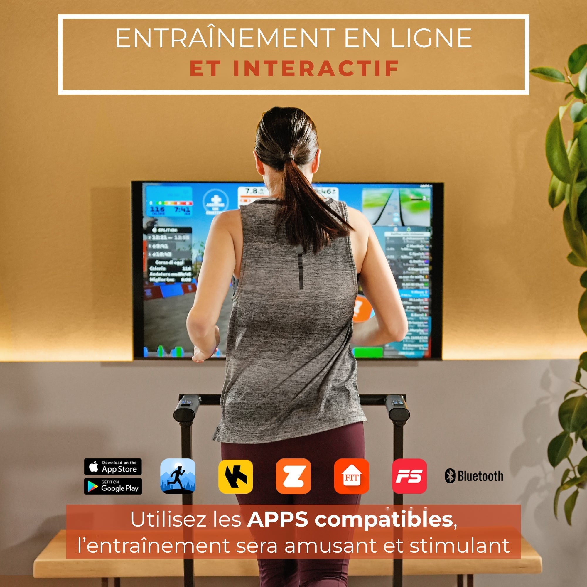 NEXT 2000 LOG, entraînement en ligne et interactif avec les apps compatibles