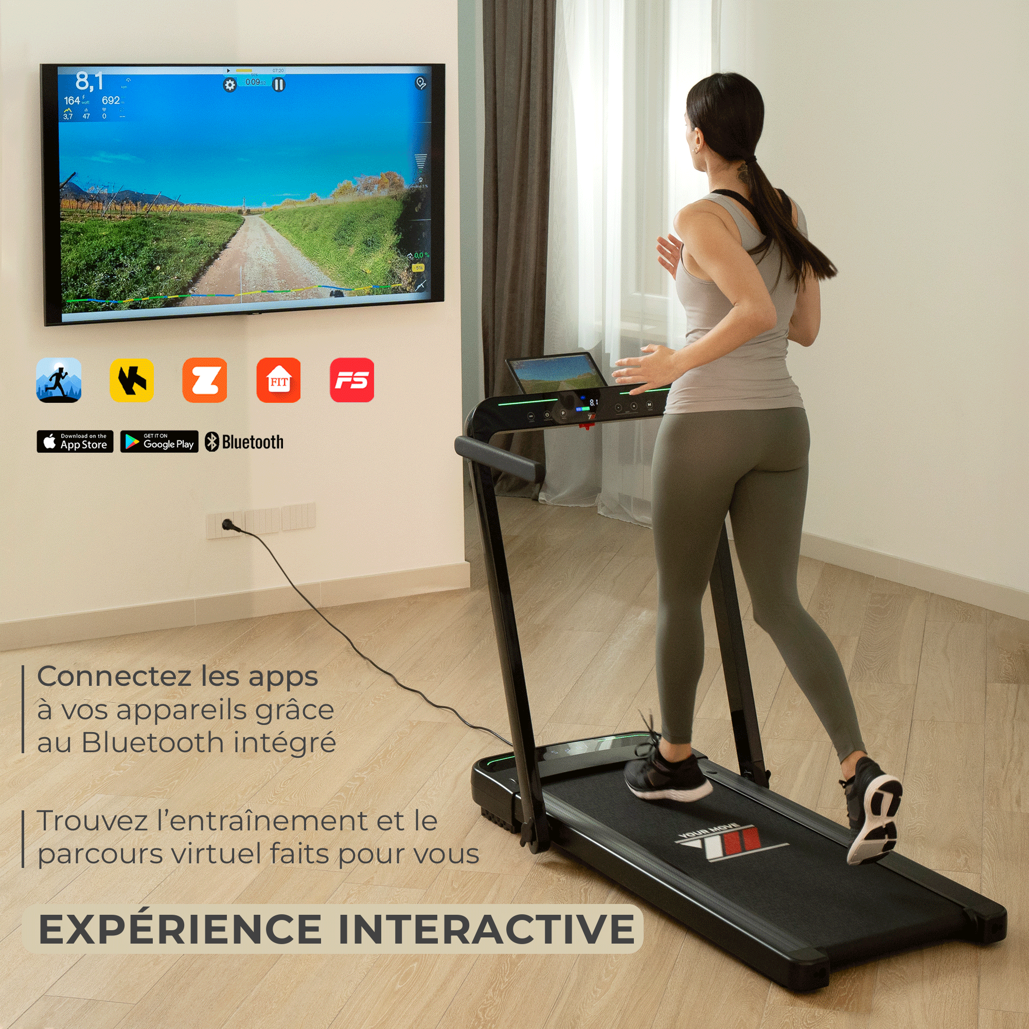 NEXT 6000, expérience interactive avec apps via Bluetooth intégré