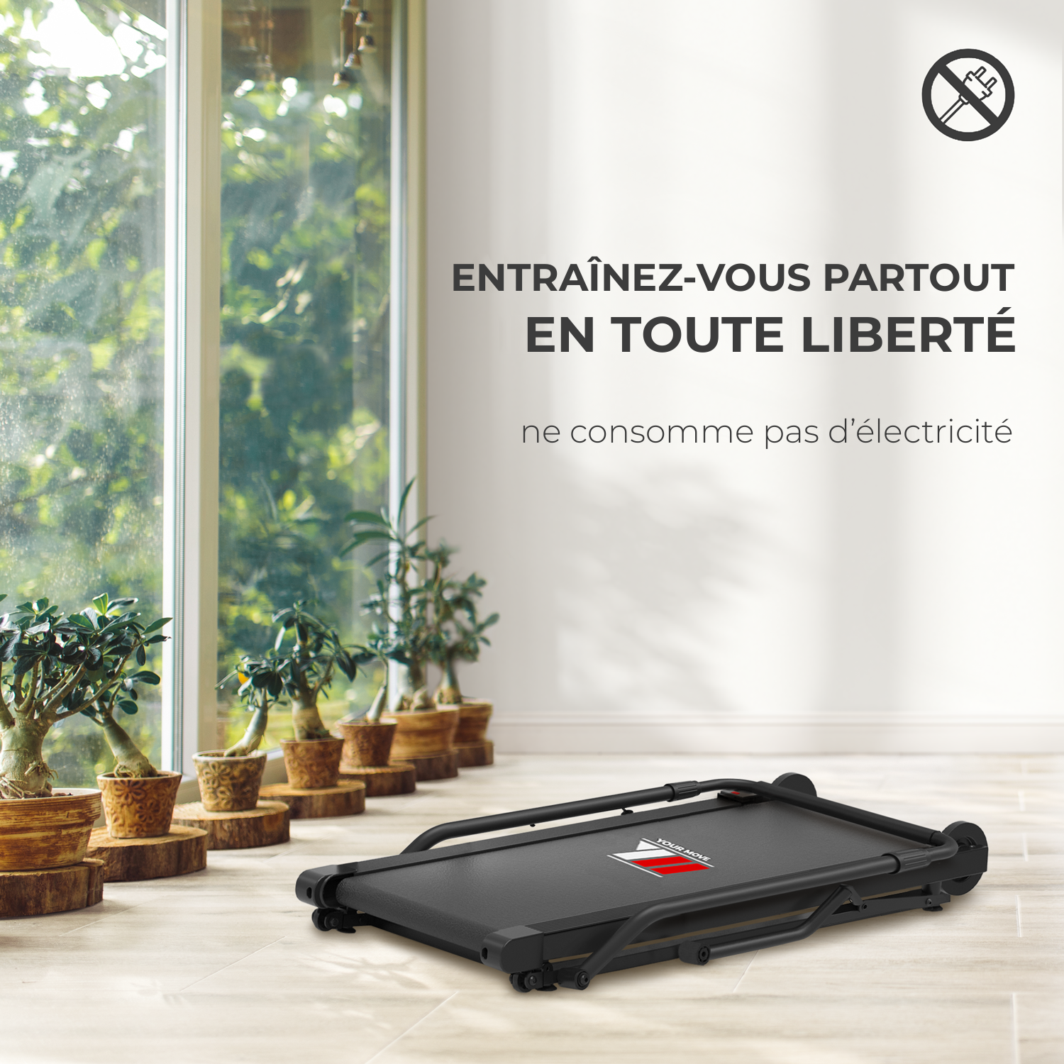 Tapis de course magnétique NEXT INFINITY : s’entraîner partout, sans consommer d’électricité